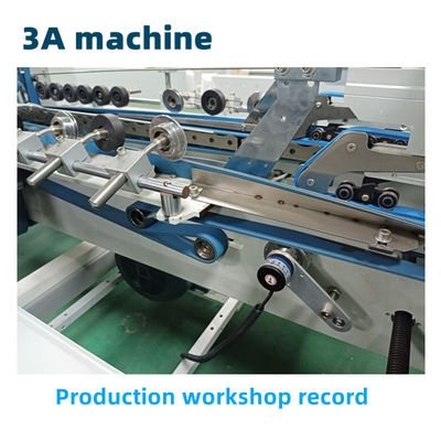 Máquina de pegado de cartón CQT-1300WK-2 para cajas pequeñas con pegamento frío soluble en agua